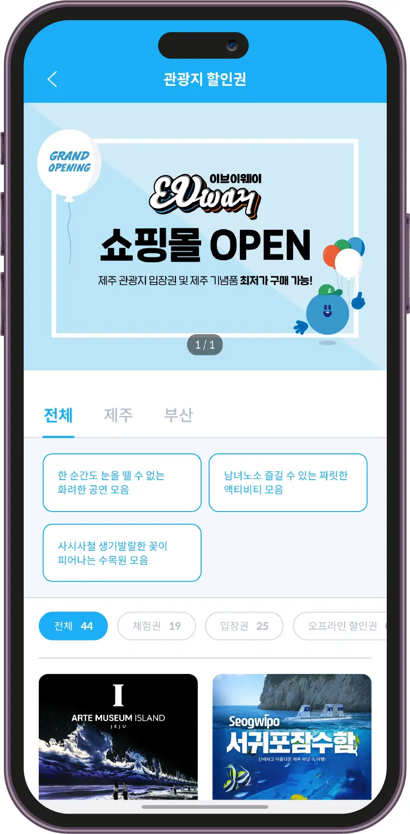 이브이웨이 쇼핑몰 할인권