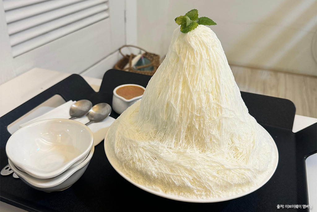 앨리스 복숭아빙수